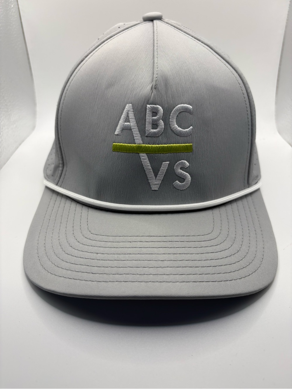 Pacific Headwear P424 ABC VS Gray Performance Snapback Rope Hat